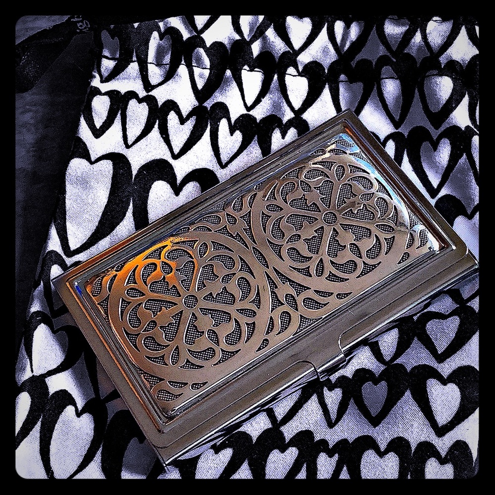 Mirrored Business Card Holder - Picture 3 of 6